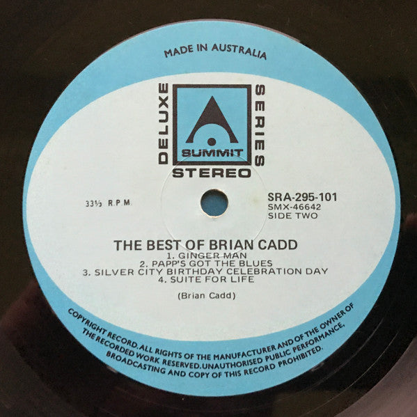 Brian Cadd : Best Of Brian Cadd (LP, RE)