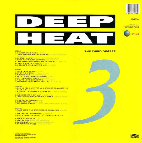 Various : Deep Heat 3 - The Third Degree (2xLP, Comp)