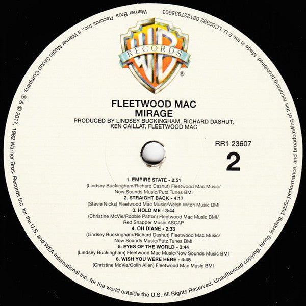 Fleetwood Mac : Mirage (LP, Album, RE, RM, 180)