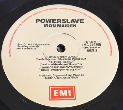 Iron Maiden : Powerslave (LP, Album)