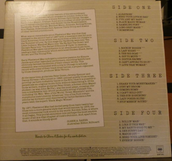 Fleetwood Mac : 1968 - 1971 The Collection (2xLP, Comp)