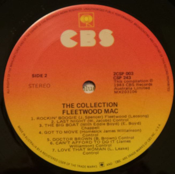 Fleetwood Mac : 1968 - 1971 The Collection (2xLP, Comp)