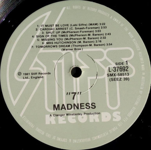 Madness : 7 (LP, Album)