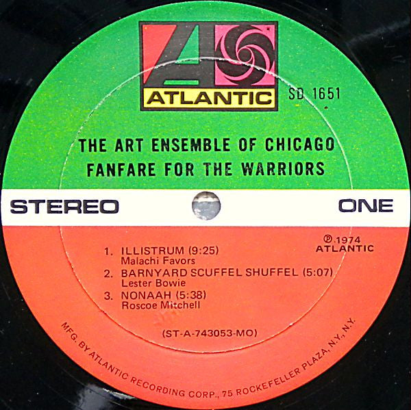The Art Ensemble Of Chicago : Fanfare For The Warriors (LP, Album, MO )