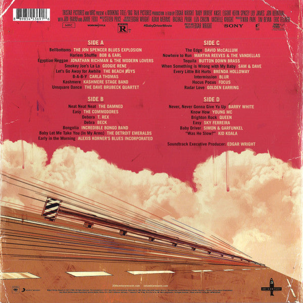 Various : Baby Driver (Music From The Motion Picture) (2xLP, Comp)