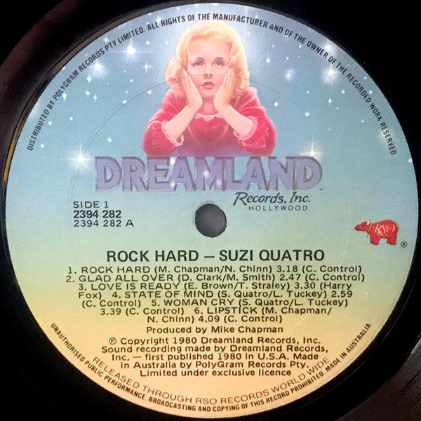 Suzi Quatro : Rock Hard (LP, Album)
