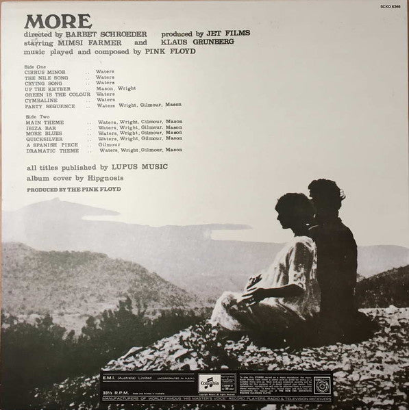 Pink Floyd : Soundtrack From The Film "More" (LP, Album)