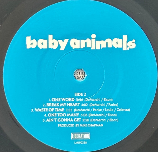 Baby Animals : Baby Animals (LP, Album, RE)
