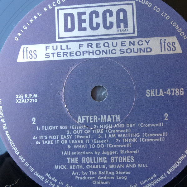 The Rolling Stones : After-Math (LP, Album, RE)