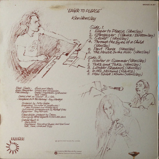 Ken Hensley : Eager To Please (LP, Album)