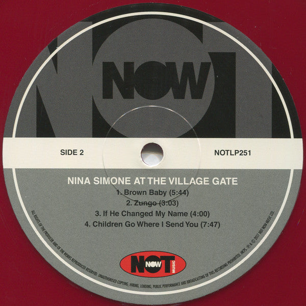 Nina Simone : At The Village Gate (LP, Album, RE, Pur)