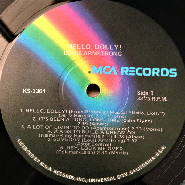 Louis Armstrong : Hello, Dolly! (LP, Album, RE)