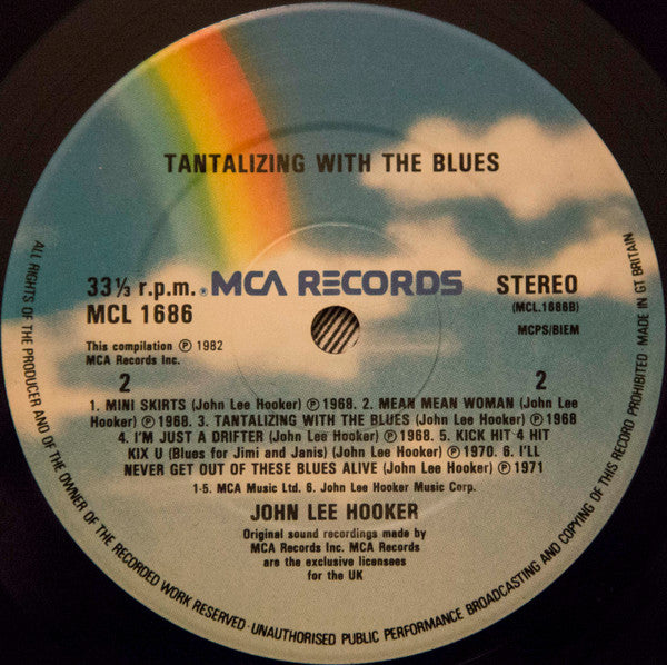 John Lee Hooker : Tantalizing With The Blues (LP, Comp)