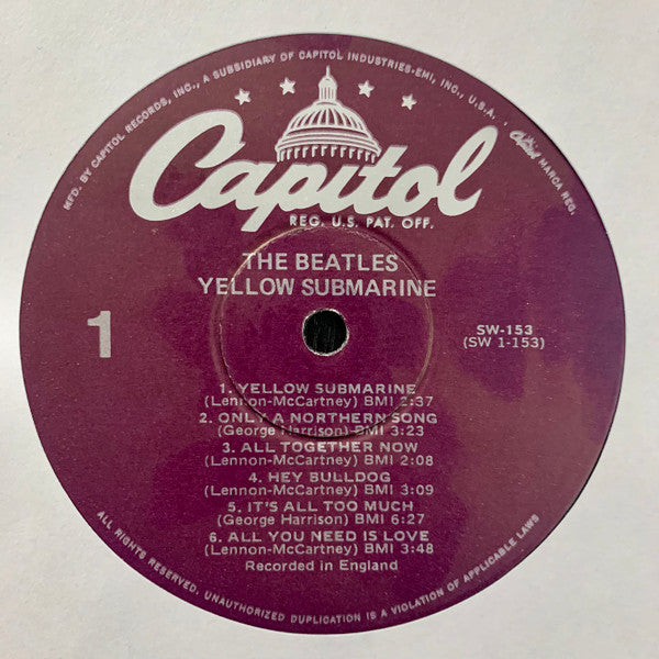 The Beatles : Yellow Submarine (LP, Album, Win)