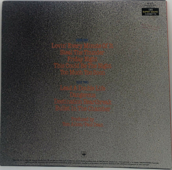 Loverboy : Lovin' Every Minute Of It (LP, Album)