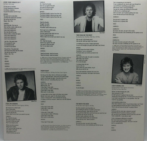 Loverboy : Lovin' Every Minute Of It (LP, Album)