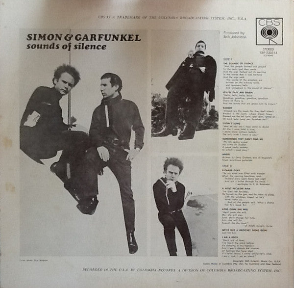 Simon & Garfunkel : Sounds Of Silence (LP, Album)