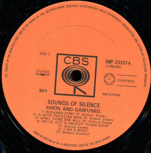Simon & Garfunkel : Sounds Of Silence (LP, Album)