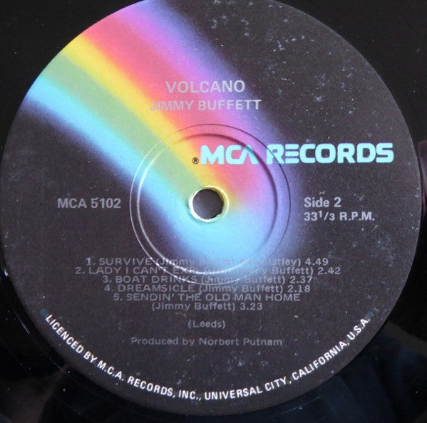 Jimmy Buffett : Volcano (LP, Album, Gat)