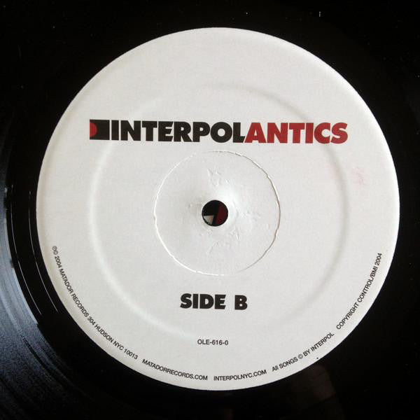 Interpol : Antics (LP, Album, RE)