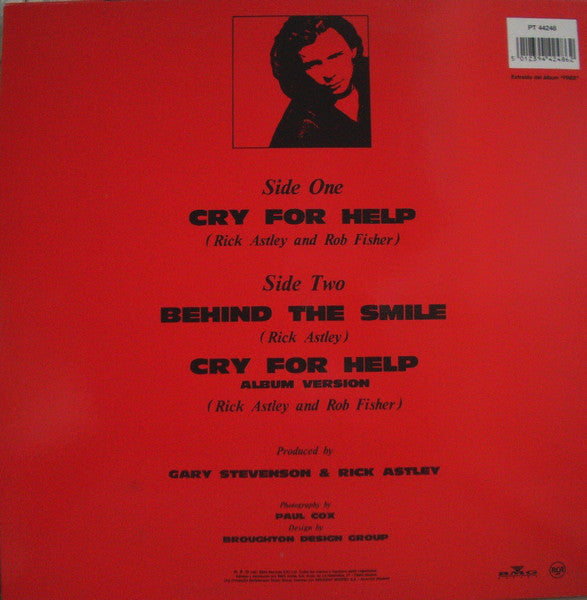Rick Astley : Cry For Help (12", Single)