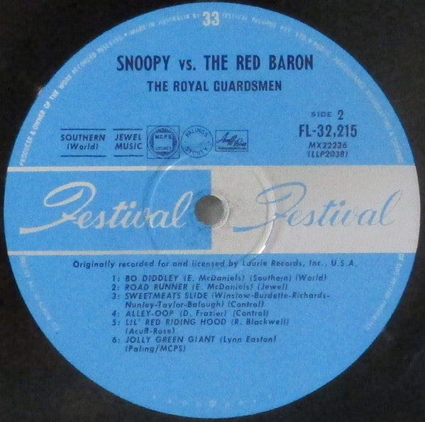 The Royal Guardsmen : Snoopy vs. The Red Baron (LP, Album, Mono)
