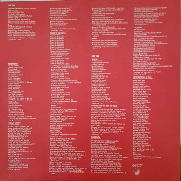 John Lennon, The Plastic Ono Band : Shaved Fish (LP, Comp)