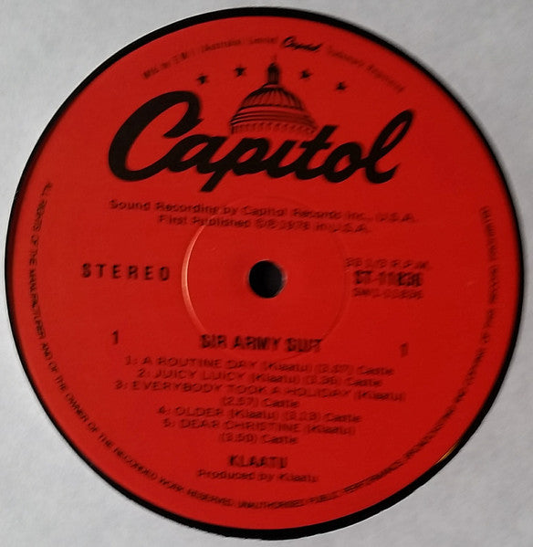 Klaatu : Sir Army Suit (LP, Album)