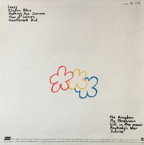Icehouse : Man Of Colours (LP, Album)