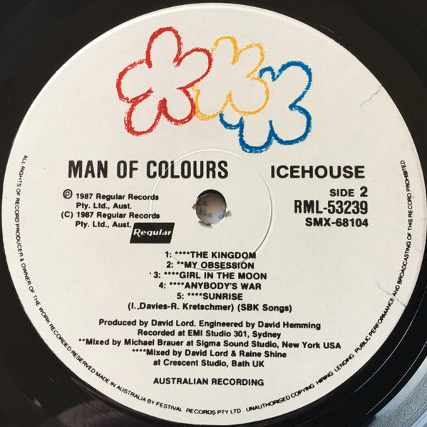 Icehouse : Man Of Colours (LP, Album)