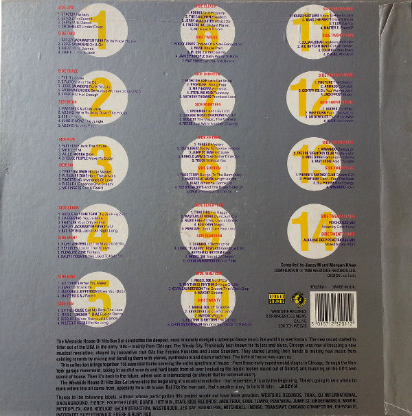 Various : The House Of Hits - The History Of House Music (Box, Comp, Ltd, Num + 14xLP, Comp)