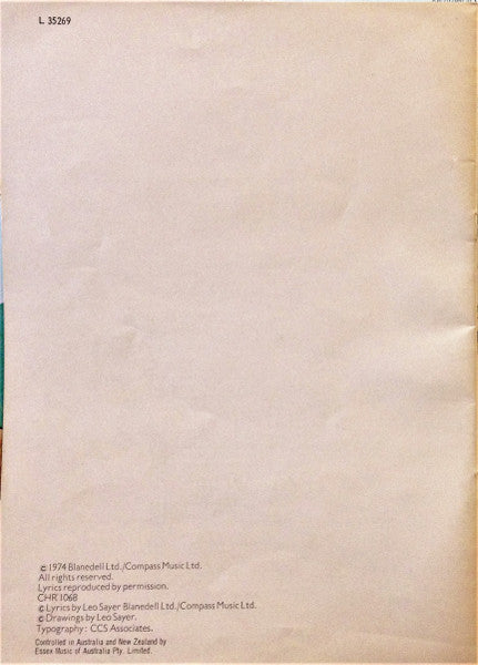 Leo Sayer : Just A Boy (LP, Album)