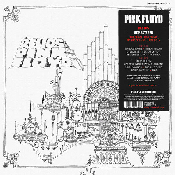 Pink Floyd : Relics (LP, Comp, Mono, RE, RM, 180)