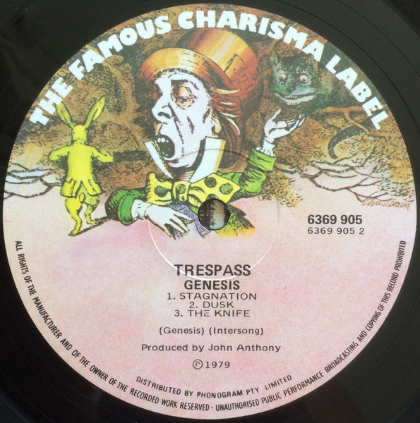 Genesis : Trespass (LP, Album, RP)