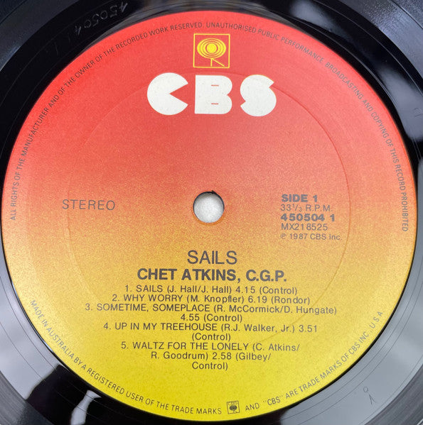 Chet Atkins : Sails (LP)