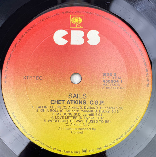 Chet Atkins : Sails (LP)