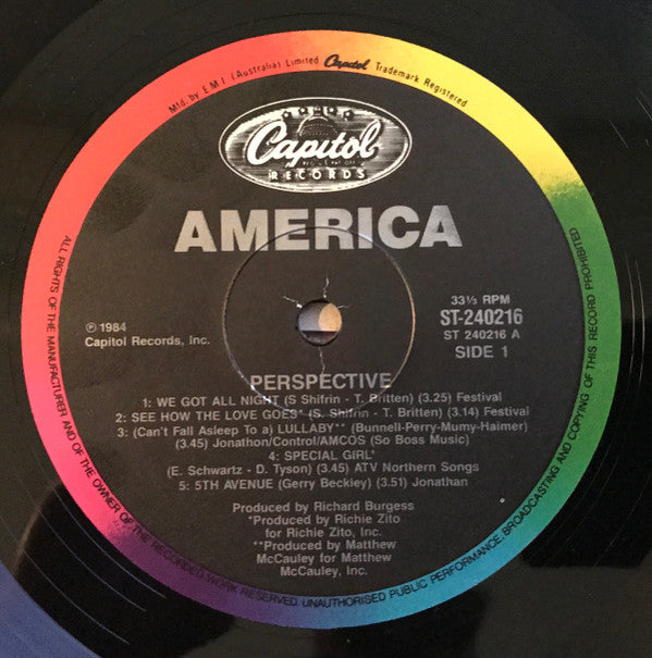 America (2) : Perspective (LP, Album)