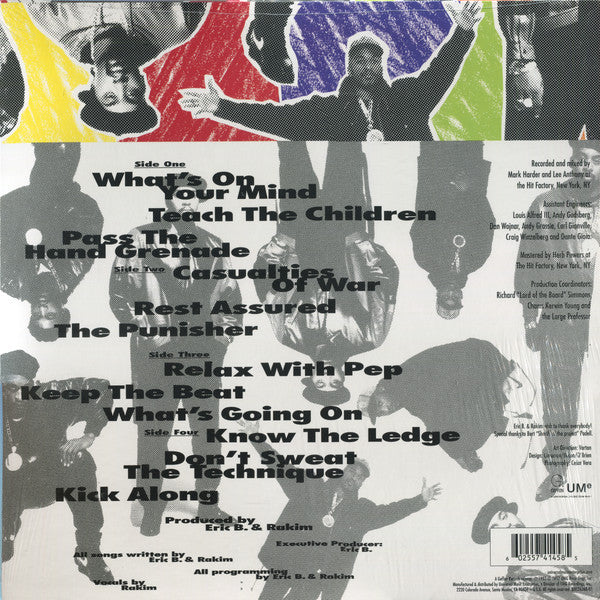 Eric B. & Rakim : Don't Sweat The Technique (2xLP, Album, RE)