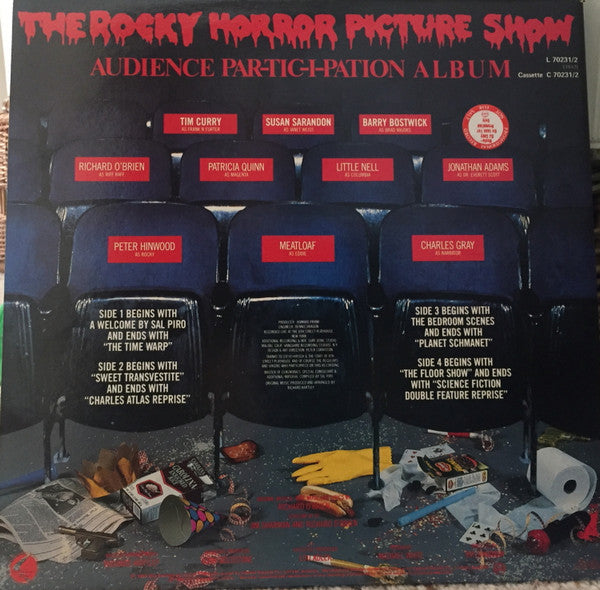 Various : The Rocky Horror Picture Show (The Original Audience Par-Tic-I-Pation Album) (2xLP)