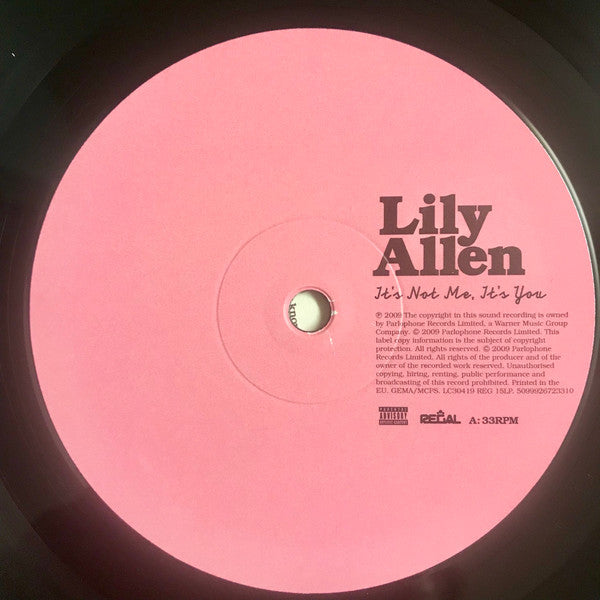 Lily Allen : It's Not Me, It's You (LP, Album, RE)