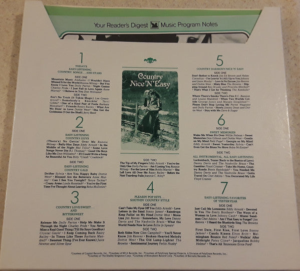 Various : Country Nice 'N' Easy (7xLP, Comp + Box)