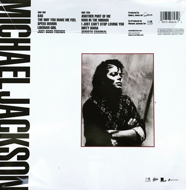 Michael Jackson : Bad (LP, Album, Pic, RE)
