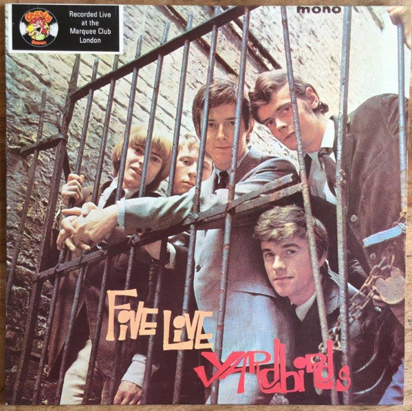 Yardbirds* : Five Live Yardbirds (LP, Album, Mono, RE)