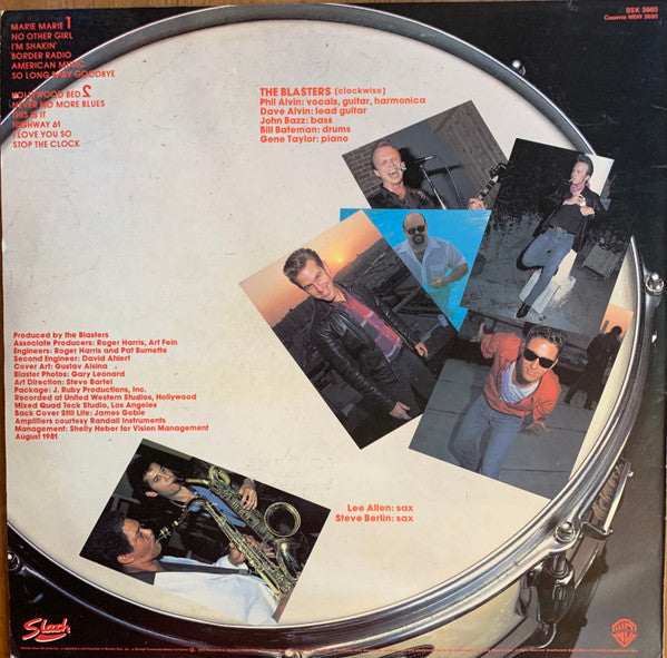 The Blasters : The Blasters (LP, Album)