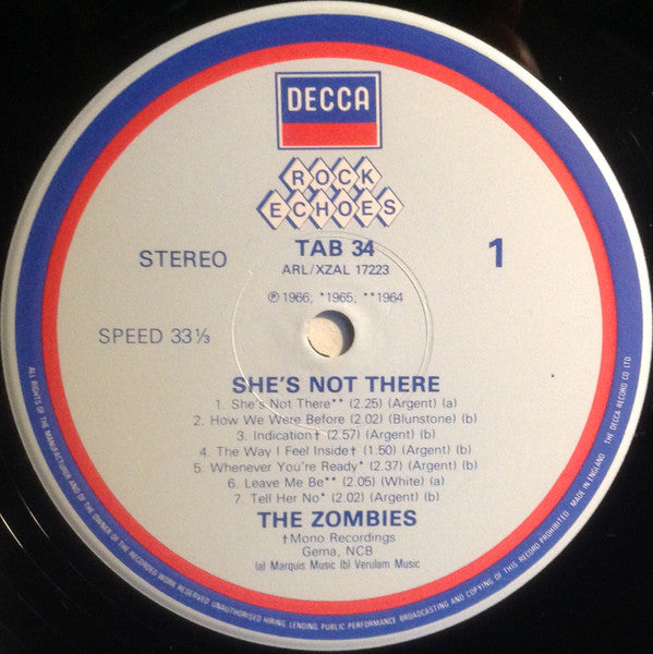 The Zombies : She's Not There (LP, Comp)