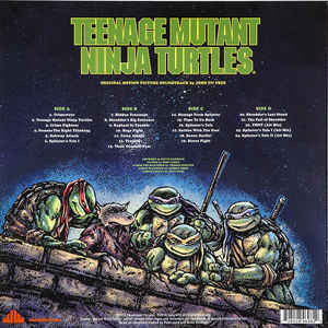 John Du Prez : Teenage Mutant Ninja Turtles (LP, Ora + LP, Gre + Album, Mic)