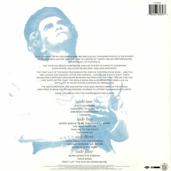 Elton John : Live In Australia (With The Melbourne Symphony Orchestra) (2xLP, RE, RM, 180)
