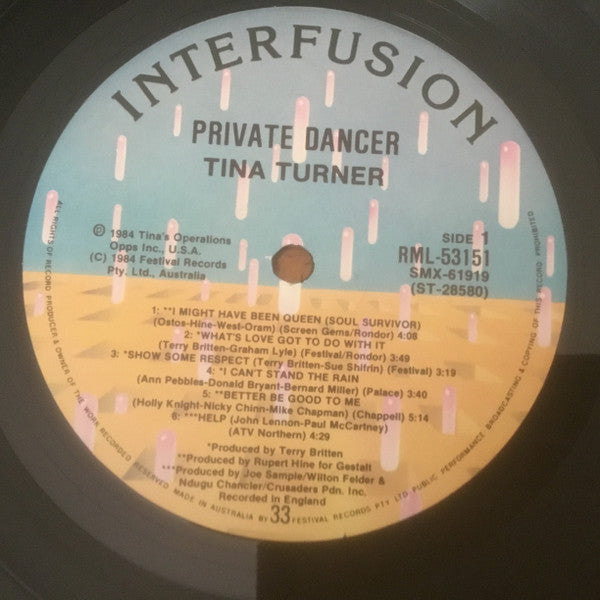 Tina Turner : Private Dancer (LP, Album)