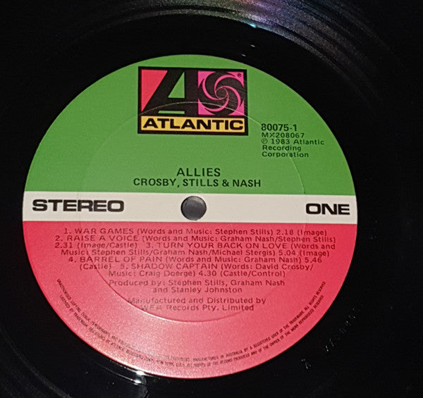 Crosby, Stills & Nash : Allies (LP, Album)