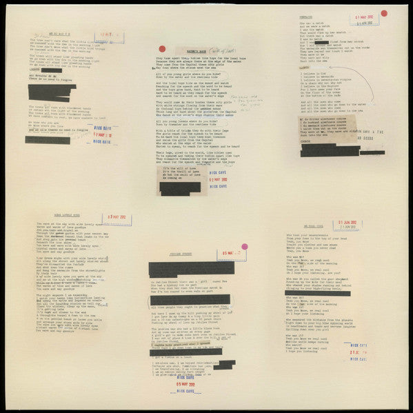 Nick Cave & The Bad Seeds : Push The Sky Away (LP, Album)
